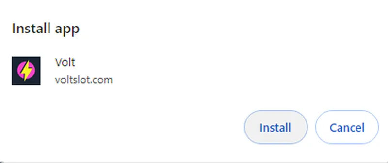 Voltslot Install App